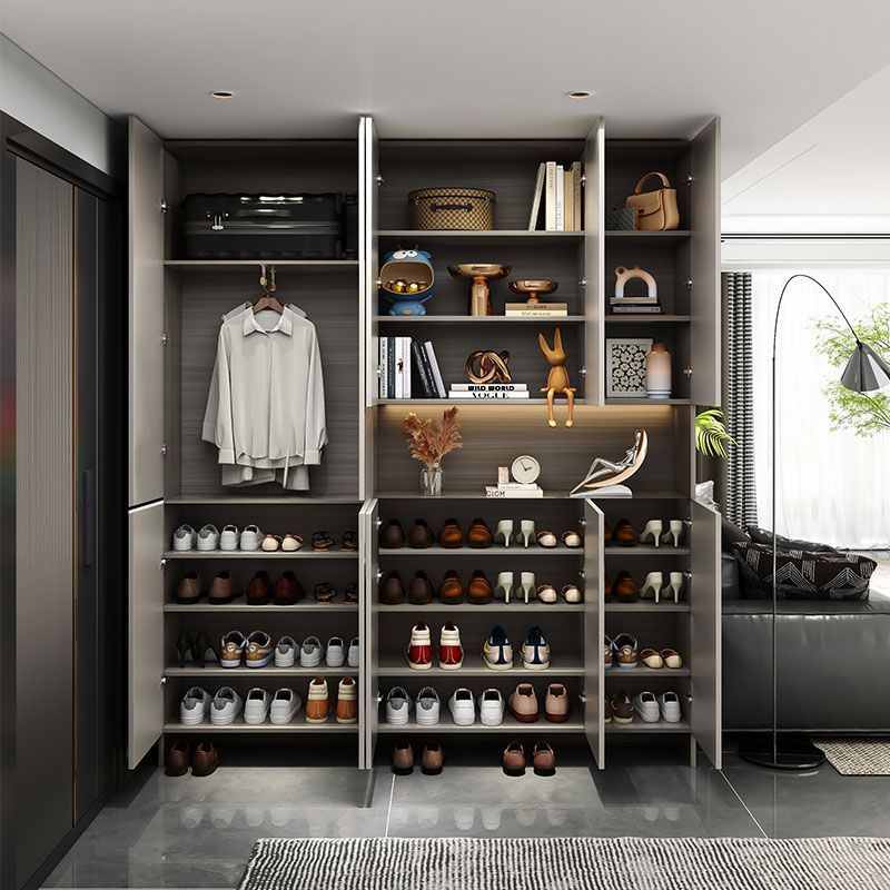 Household Doorway Aisle Large Capacity Living Room Foyer Cabinet Storage Cabinet Custom Entryway Shoe Cabinet Entryway Console Cabinet Integrated