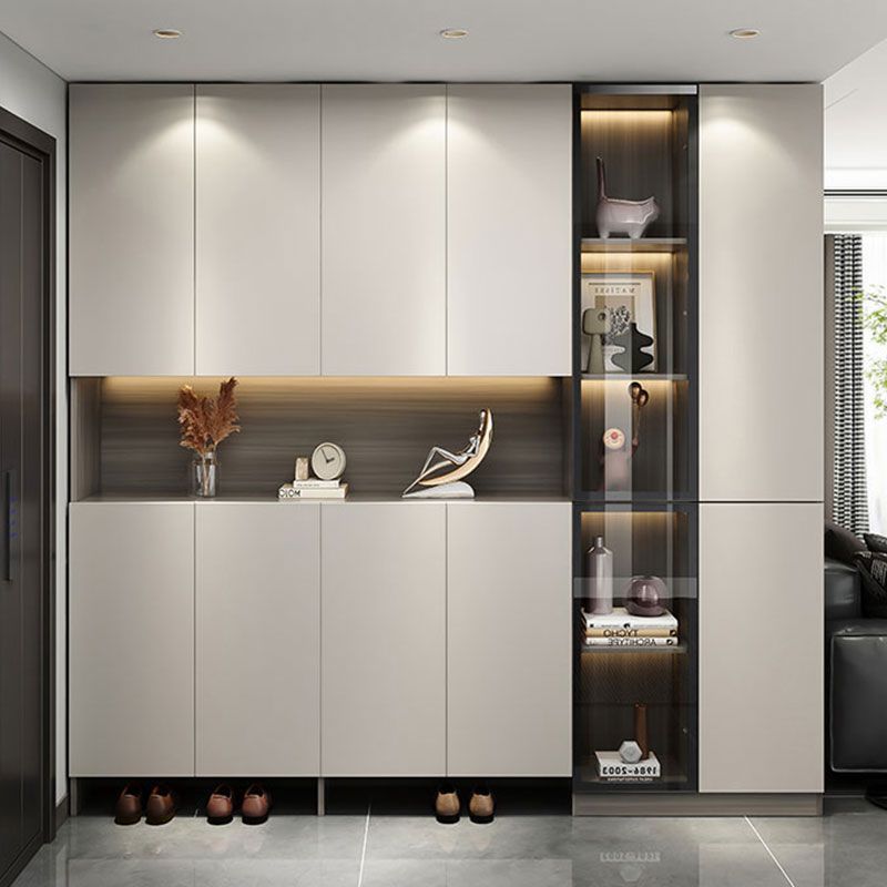 Household Doorway Aisle Large Capacity Living Room Foyer Cabinet Storage Cabinet Custom Entryway Shoe Cabinet Entryway Console Cabinet Integrated