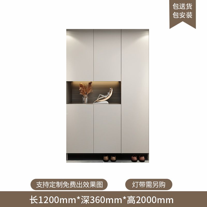 Household Doorway Aisle Large Capacity Living Room Foyer Cabinet Storage Cabinet Custom Entryway Shoe Cabinet Entryway Console Cabinet Integrated